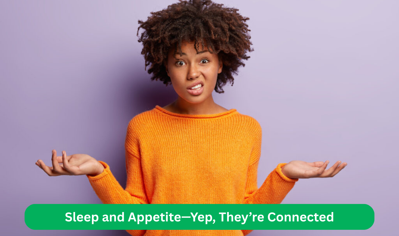 Sleep and appetitte are connected